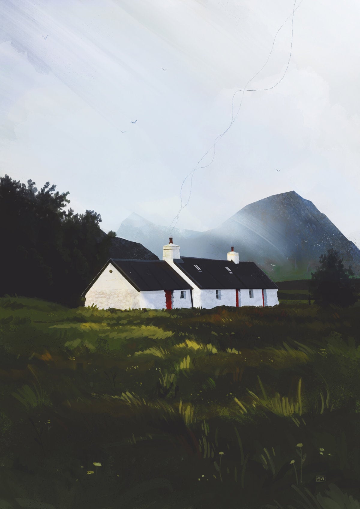 The Kelpie Set - 5 x Scotland Landscape Luxury Postcards