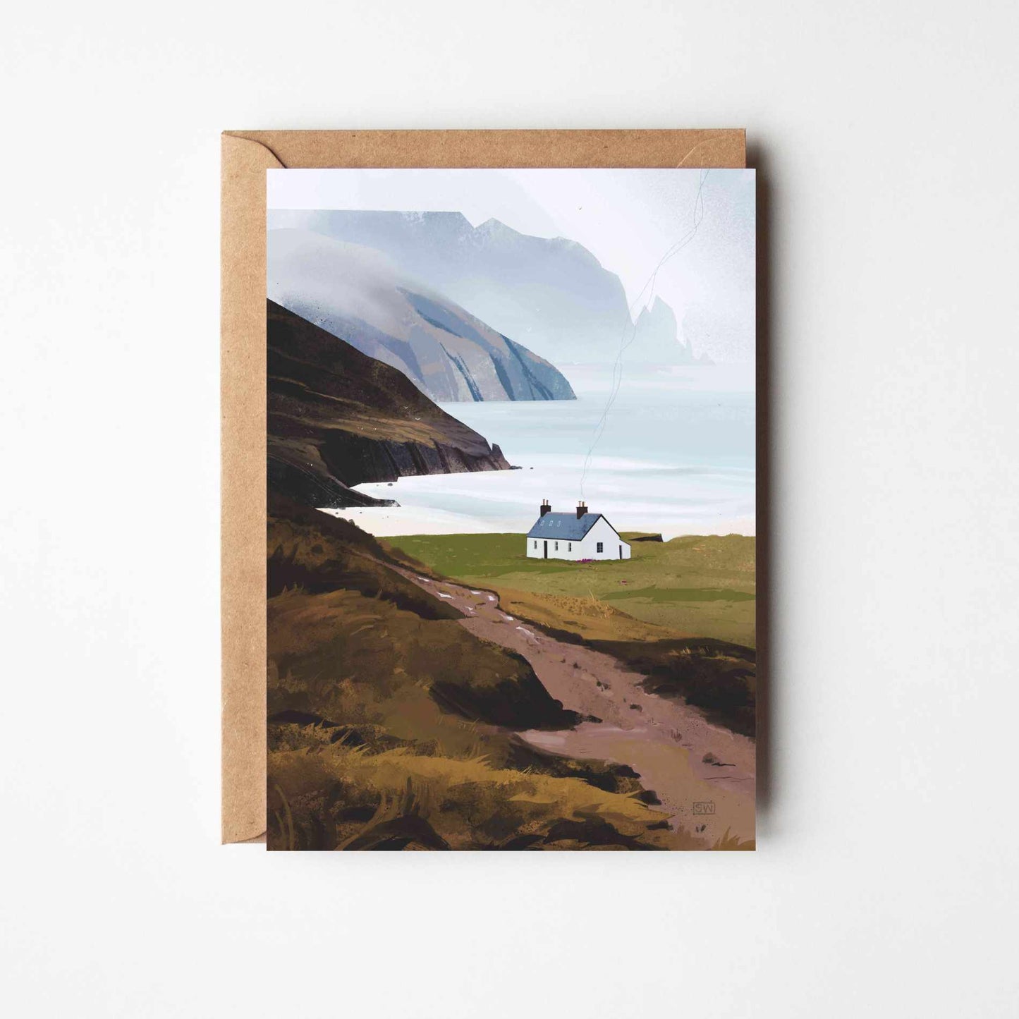 Kearvaig Bothy Greeting Card