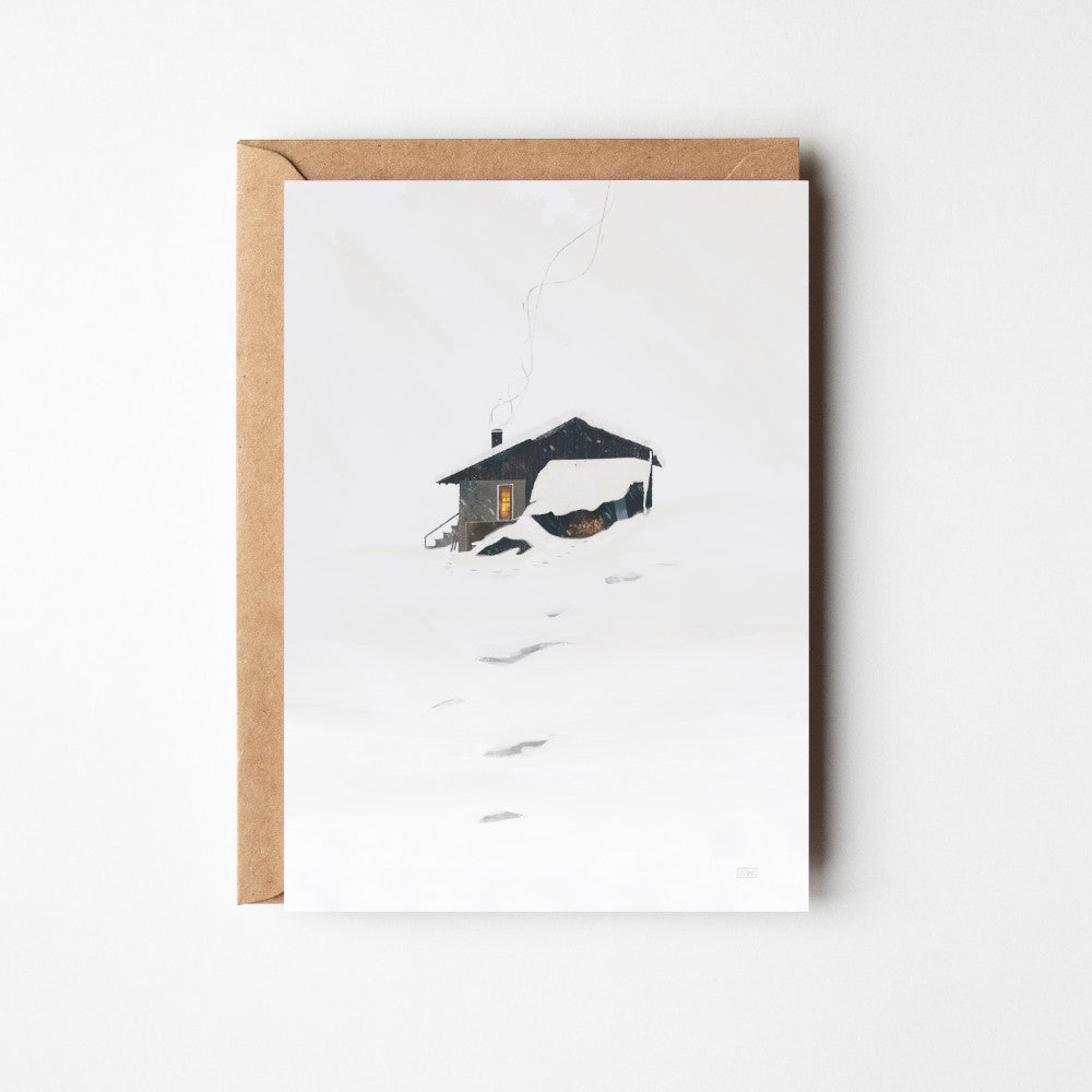 Winter Hide Greeting Card