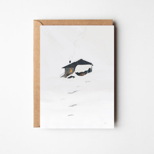 Winter Hide Greeting Card