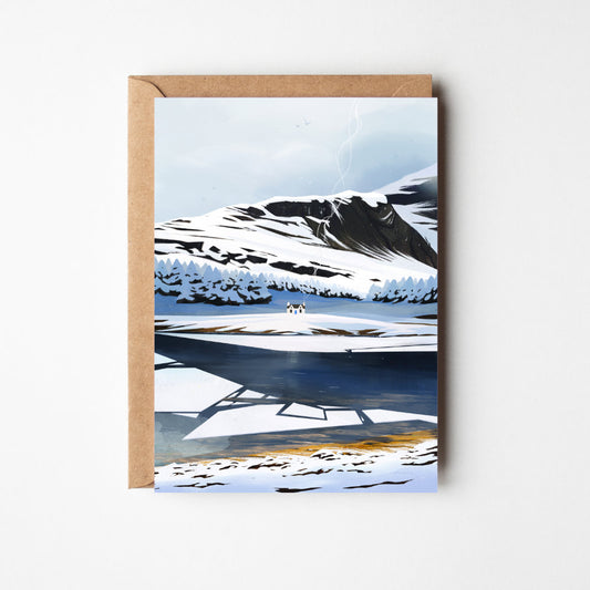 Winter at Loch Eil Greeting Card