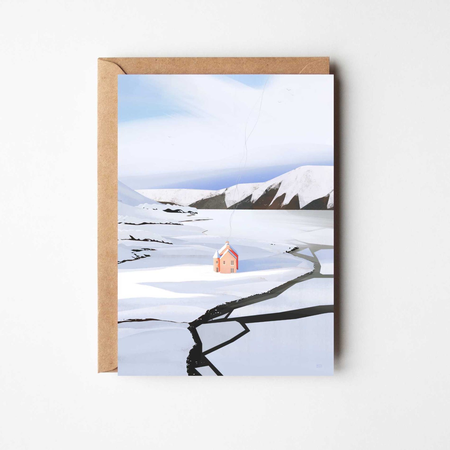 Winter at Loch Glass Greeting Card