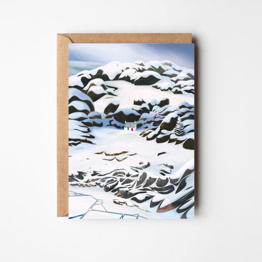Winter at Mull of Kintyre Greeting Card
