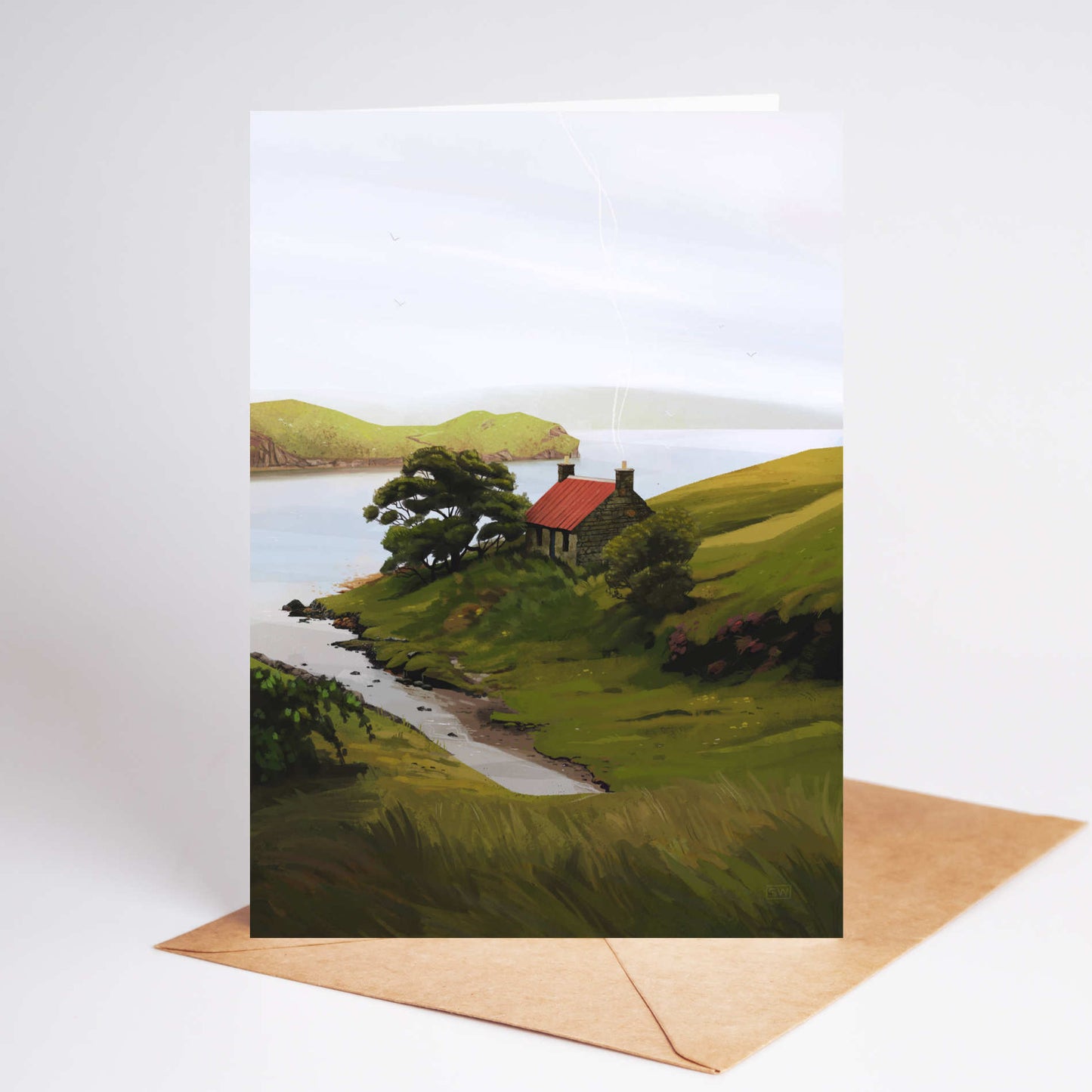 Harris Whispers Greeting Card