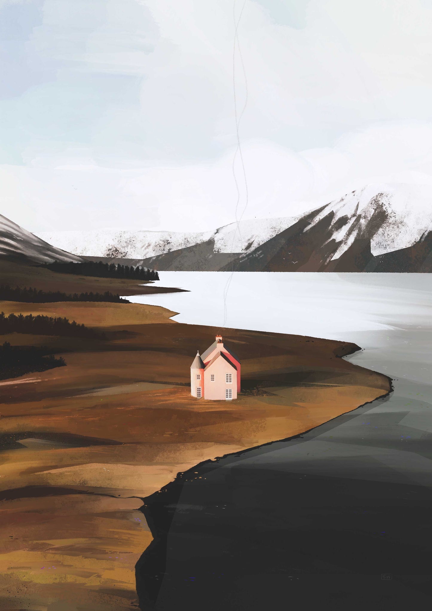 Loch Glass Greeting Card