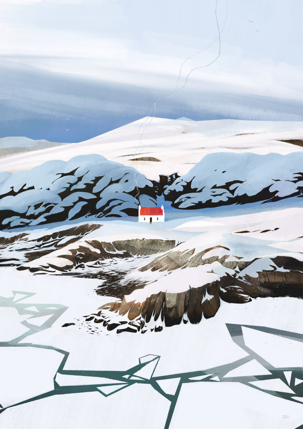 Winter at Croft Cottage