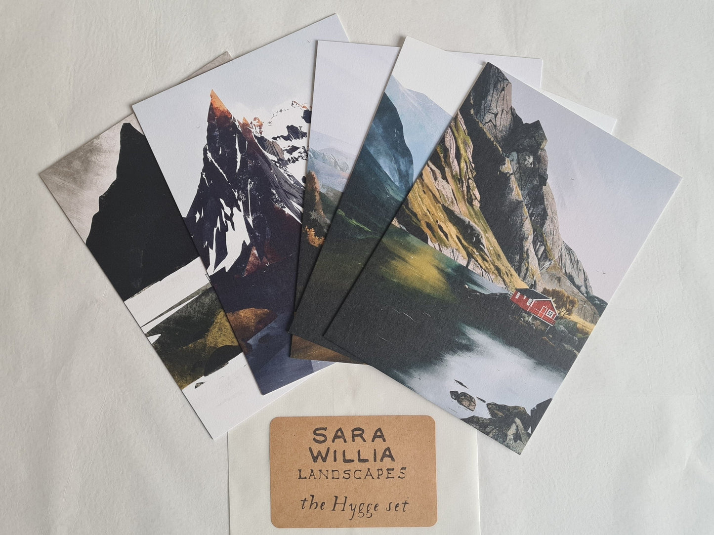 The Hygge Set - 5 x Norway Landscape Luxury Postcards