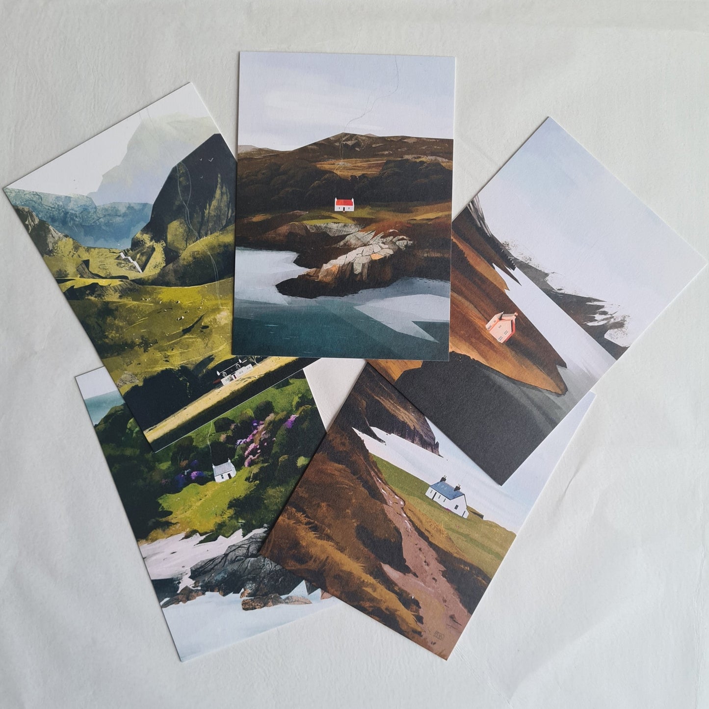 The Selkie Set - 5 x Scotland Landscape Luxury Postcards