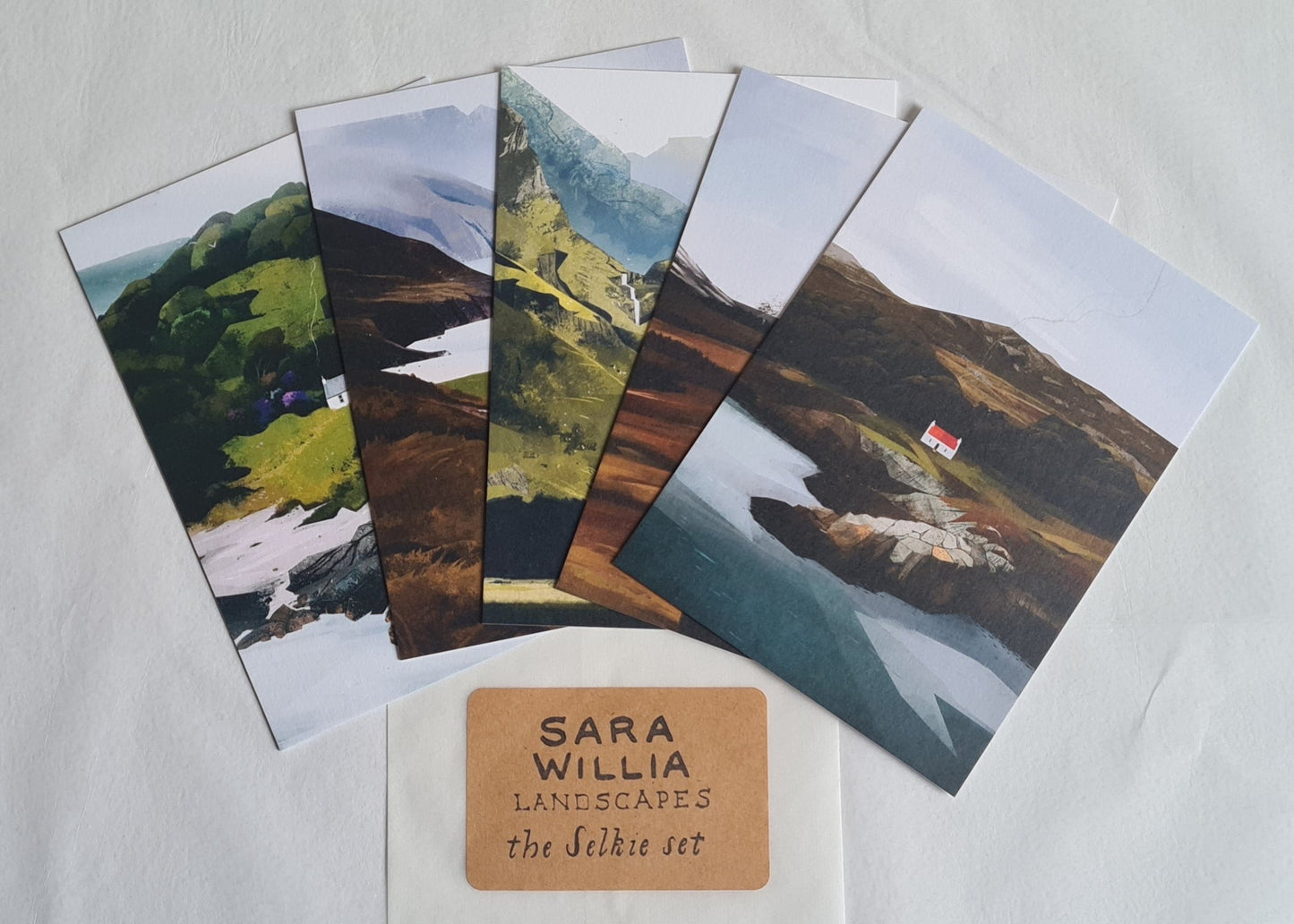 The Selkie Set - 5 x Scotland Landscape Luxury Postcards