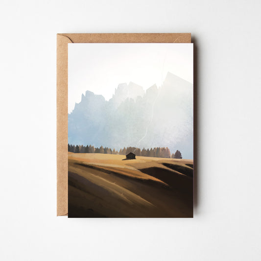 Dolomiti Riposo Greeting Card