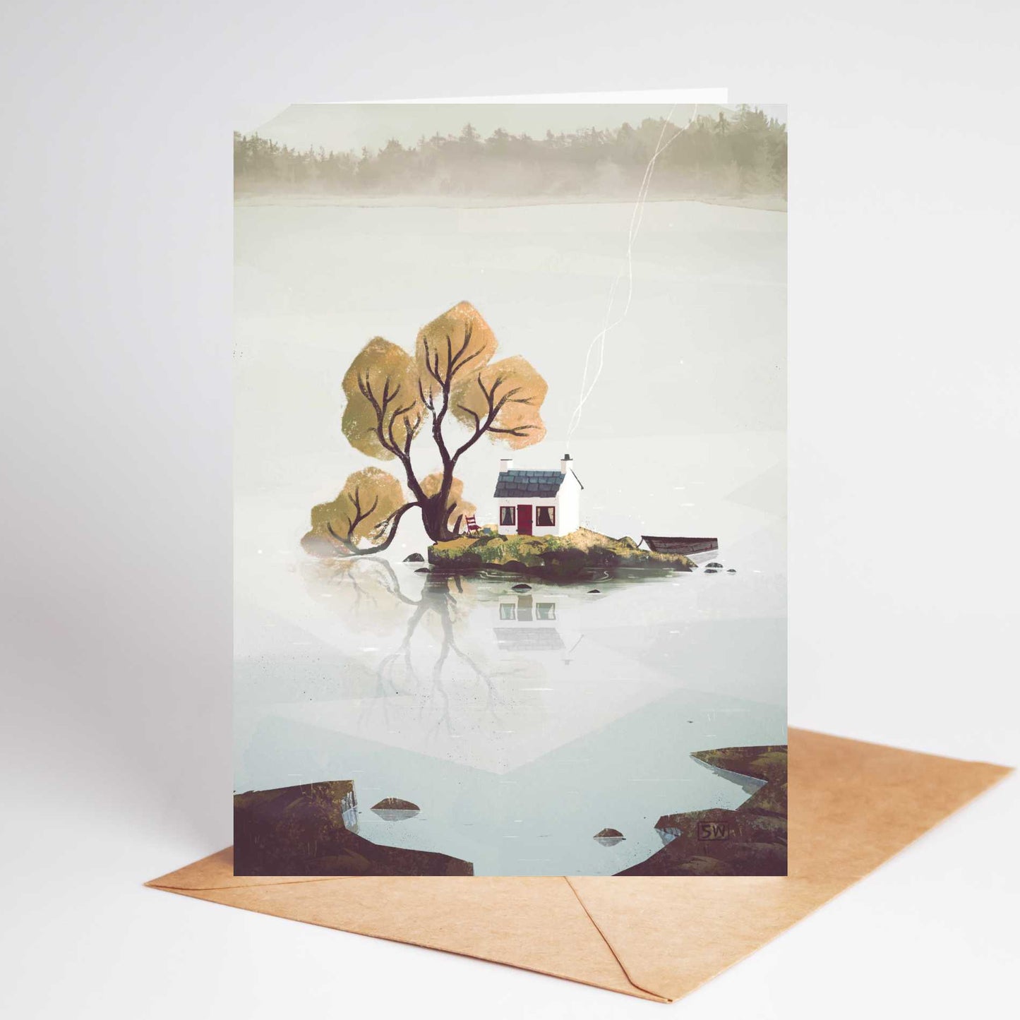 Broon's Hoose Greeting Card